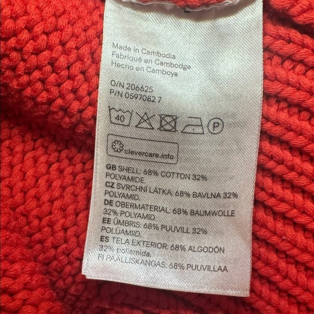 H&M Vibrant Red Cowl Neck Sweater - Picture 6 of 7